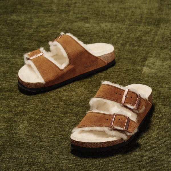 ARIZONA SHEARLING - MINK - SUEDE