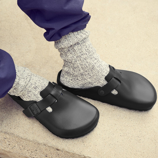 MEN'S EVA BOSTON CLOG - BLACK - EVA