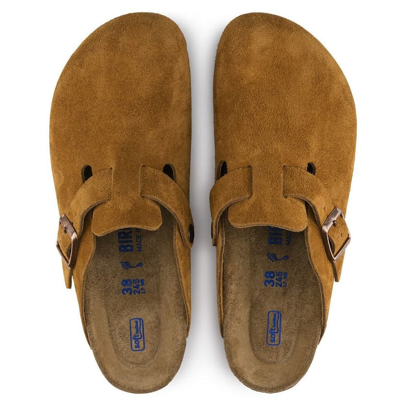 Boston Soft Footbed- Mink Suede