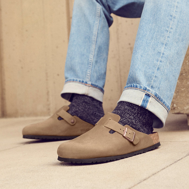 BOSTON SOFT - TOBACCO - OIL LEATHER