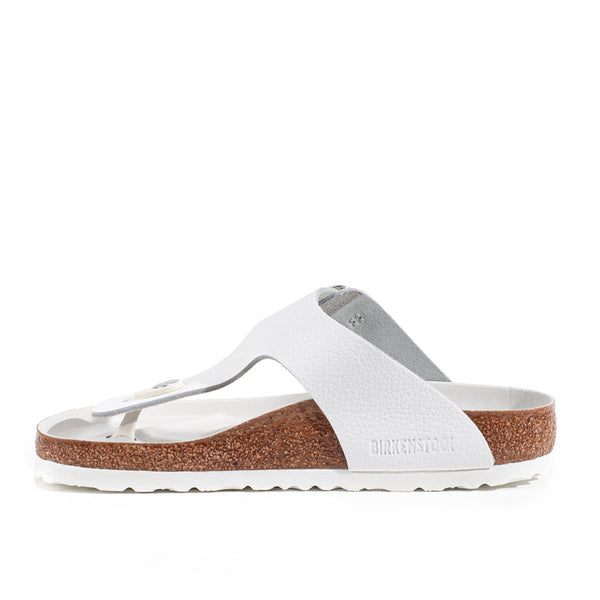 GIZEH BIG BUCKLE - WHITE - LEATHER