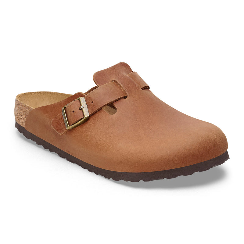 BOSTON - COGNAC - OIL LEATHER