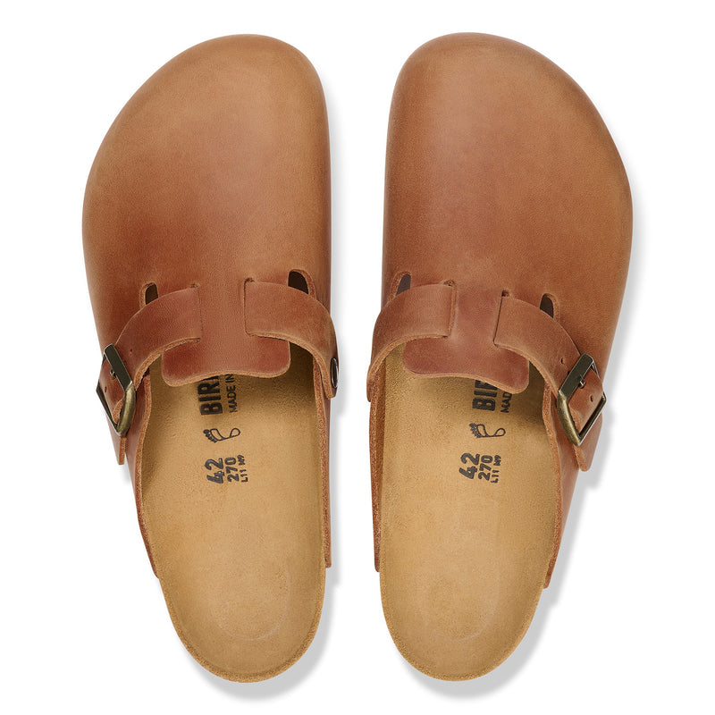 BOSTON - COGNAC - OIL LEATHER