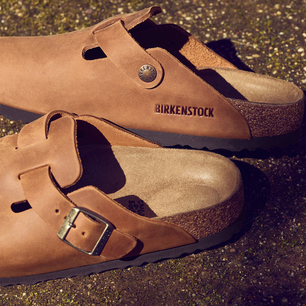 BOSTON - COGNAC - OIL LEATHER