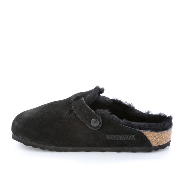 BOSTON SHEARLING - BLACK - SUEDE