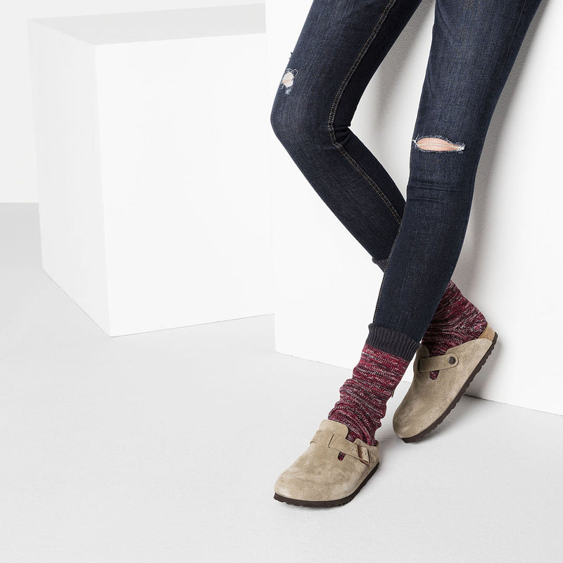 Boston Soft Footbed Taupe Suede